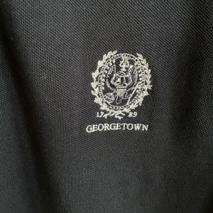 GEORGETOWN HOYAS NAVY BLUE POLO SHIRT SMALL CUTTER  BUCK